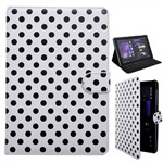 Smart Prik Etui til Samsung Tab 1/2 10.1 (hvid)